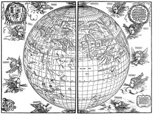 Johannes Stabius Weltkarte, 1515, 1936 von Albrecht Dürer