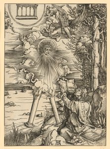 Johannes verschlingt das Buch (Apokalypse) von Albrecht Dürer