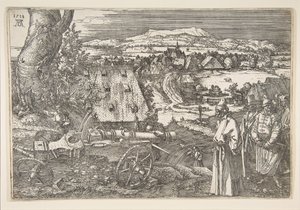 Landschaft mit einer Kanone, 1518 von Albrecht Dürer