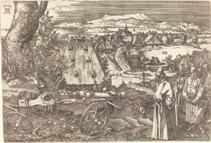 Landschaft mit der Kanone von Albrecht Dürer