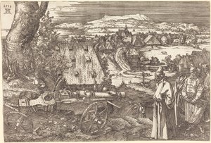 Landschaft mit der Kanone von Albrecht Dürer