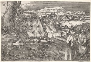 Landschaft mit der Kanone, 1518 von Albrecht Dürer