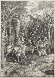 Leben der Jungfrau: Flucht nach Ägypten von Albrecht Dürer
