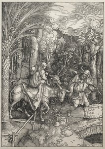 Leben der Jungfrau: Flucht nach Ägypten, 1504-1505 von Albrecht Dürer