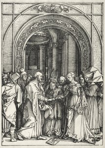 Leben der Jungfrau: Hochzeit der Jungfrau und des Heiligen Josef von Albrecht Dürer