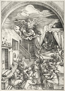 Leben der Jungfrau: Geburt der Jungfrau von Albrecht Dürer