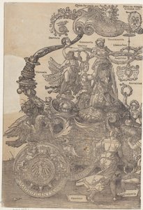 Linke Wagenhälfte, Blatt 1 der Folge "Der große Triumphwagen"