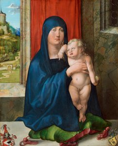 Madonna mit Kind [Vorderseite], ca. 1496-1499 von Albrecht Dürer