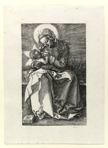 Madonna stillt das Kind, 1519 von Albrecht Dürer