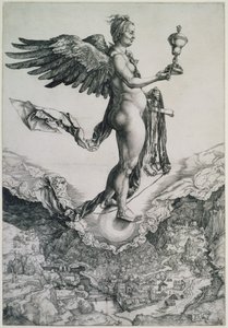 Nemesis (Das große Glück) von Albrecht Dürer