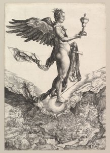 Nemesis Das große Glück, 1501-2 von Albrecht Dürer
