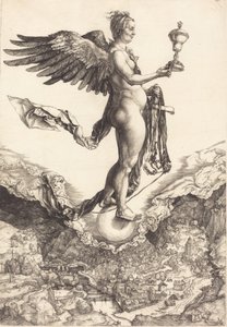 Nemesis Das große Glück, ca. 1501-1502 von Albrecht Dürer