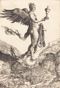 Nemesis Das große Glück, ca. 1501-1502 von Albrecht Dürer