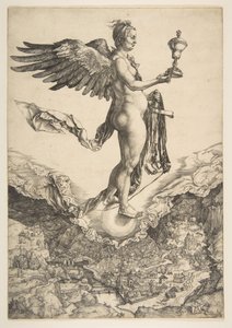 Nemesis Das große Glück, ca. 1501 von Albrecht Dürer