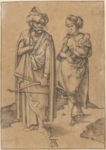 Orientale und seine Frau von Albrecht Dürer