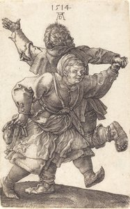Bauernpaar beim Tanzen, 1514 von Albrecht Dürer