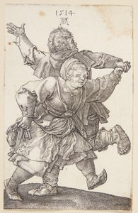 Bauernpaar tanzt von Albrecht Dürer