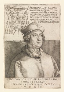Porträt von Albrecht von Brandenburg von Albrecht Dürer