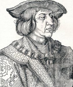 Porträt von Kaiser Maximilian I., 1511 von Albrecht Dürer