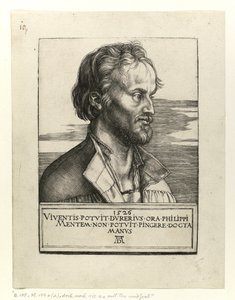 Porträt von Philipp Melanchthon, 1526 von Albrecht Dürer