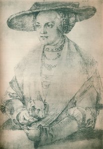 Porträt einer Dame, ca. 1500-1520 von Albrecht Dürer