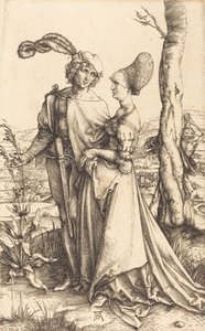 Promenade, ca. 1497 von Albrecht Dürer