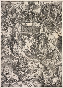 Offenbarung des Johannes: Sieben Engel mit Trompeten von Albrecht Dürer