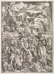 Offenbarung des Johannes: Die Frau von Babylon, 1511 von Albrecht Dürer