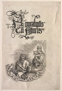 Offenbarung des Johannes: Titelseite zur Apokalypse, 1511 von Albrecht Dürer