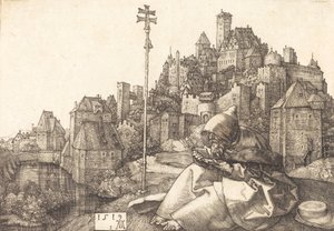 Heiliger Antonius liest, 1519 von Albrecht Dürer