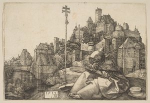 Der heilige Antonius liest, 1519 von Albrecht Dürer
