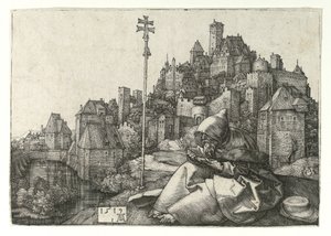 Der heilige Antonius liest, 1519 von Albrecht Dürer