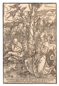 Der heilige Franziskus empfängt die Stigmata, ca. 1505