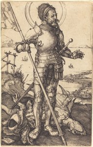 Heiliger Georg stehend von Albrecht Dürer