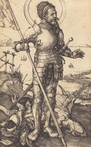 Der heilige Georg stehend, ca. 1507-1508 von Albrecht Dürer