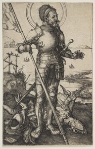 Heiliger Georg stehend von Albrecht Dürer