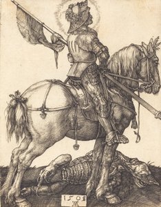 Sankt Georg zu Pferd, 1508 von Albrecht Dürer