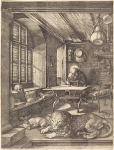 Sankt Hieronymus in seinem Studierzimmer von Albrecht Dürer