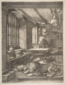 Der heilige Hieronymus in seinem Studierzimmer