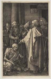 Heiliger Petrus und Heiliger Johannes am Tempeltor, aus der Passion, 1513 von Albrecht Dürer