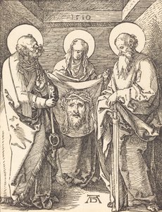 Heilige Veronika zwischen den Heiligen Petrus und Paulus von Albrecht Dürer