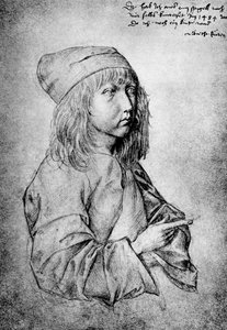 Selbstporträt im Alter von dreizehn Jahren, 1484, 1936 von Albrecht Dürer