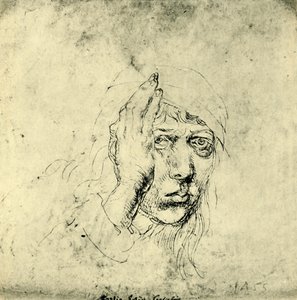 Selbstporträt mit Verband, 1492, 1943 von Albrecht Dürer