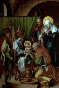 Sieben Schmerzen Polyptychon Beschneidung Jesu, 1495-1496 von Albrecht Dürer