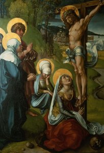 Sieben Schmerzen Polyptychon Kreuzigung, 1495-1496 von Albrecht Dürer