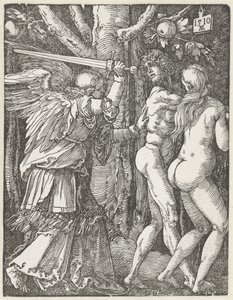 Kleine Passion: 2. Vertreibung aus dem Paradies von Albrecht Dürer