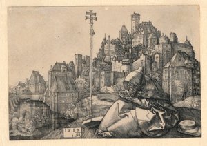 Der heilige Antonius beim Lesen von Albrecht Dürer