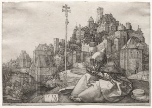 Der heilige Antonius liest, 1519 von Albrecht Dürer