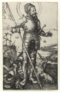 Der Heilige Georg stehend