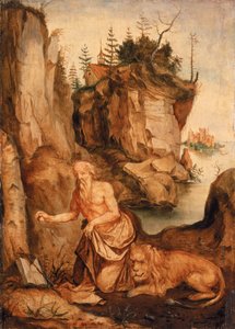 St. Hieronymus und der Löwe, ca. 1500
